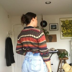 Vintage mockneck sweater